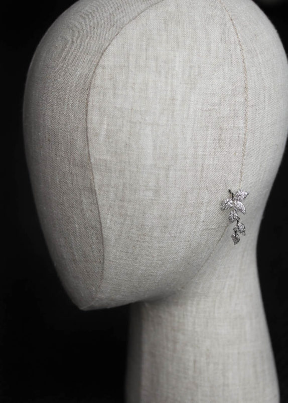 EVELYN crystal bridal earrings 2