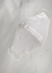 GRACE silk wedding face mask 5