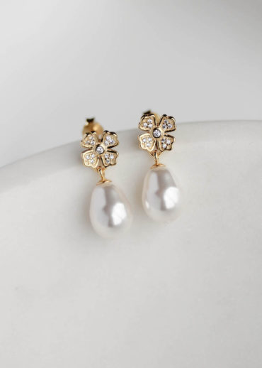 JULIETTE floral bridal earrings 1