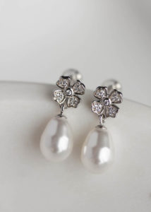 JULIETTE floral bridal earrings 7
