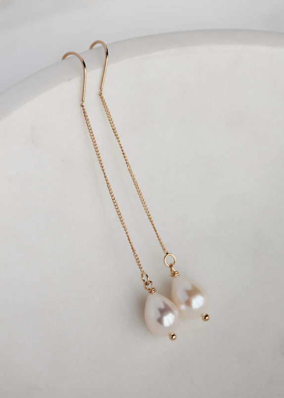 TEARDROP pearl earrings 4