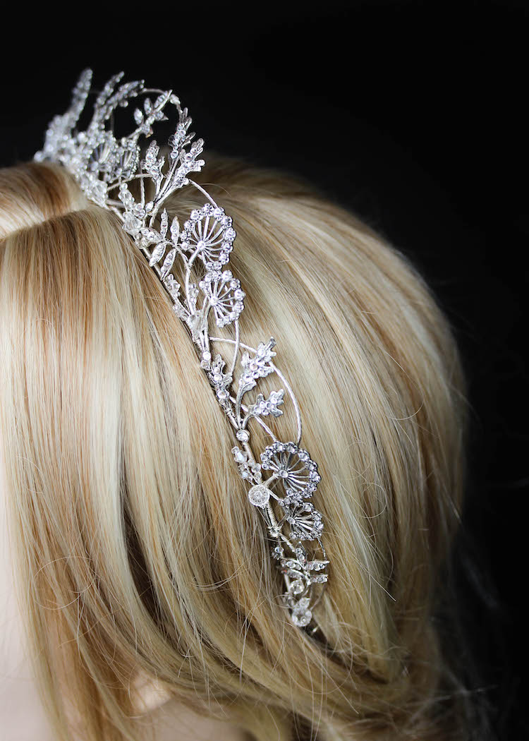 Bespoke for Anna_Dandelions and Oaks crystal crown 2