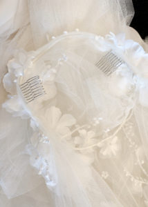 AUGUSTINE Juliet cap wedding veil 8