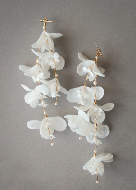 BLANCHARD floral bridal earrings 2