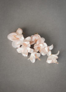 DARLING blush pink floral earrings 5