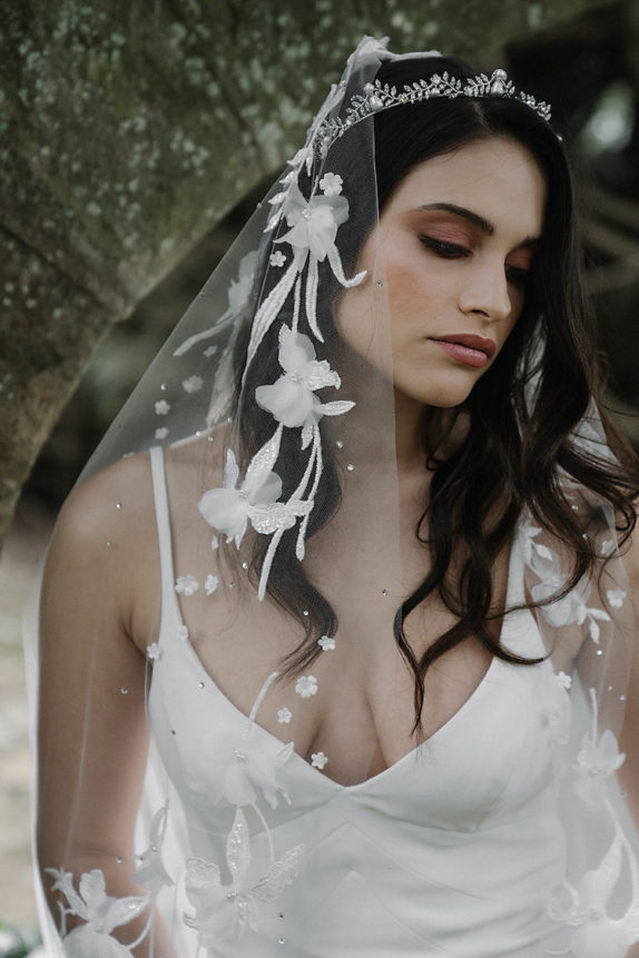 DOLCE | Crystal wedding veil 7