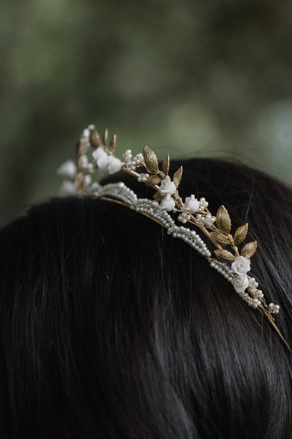 DUET delicate wedding tiara 12