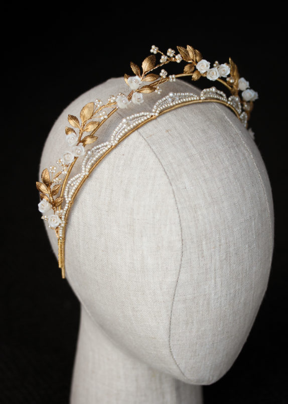 DUET delicate wedding tiara 7