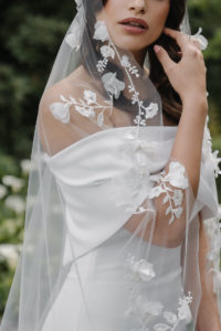 FLORENCE floral wedding veil 12