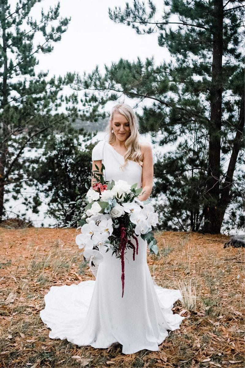 THEODORE  pearl wedding veil - TANIA MARAS BRIDAL