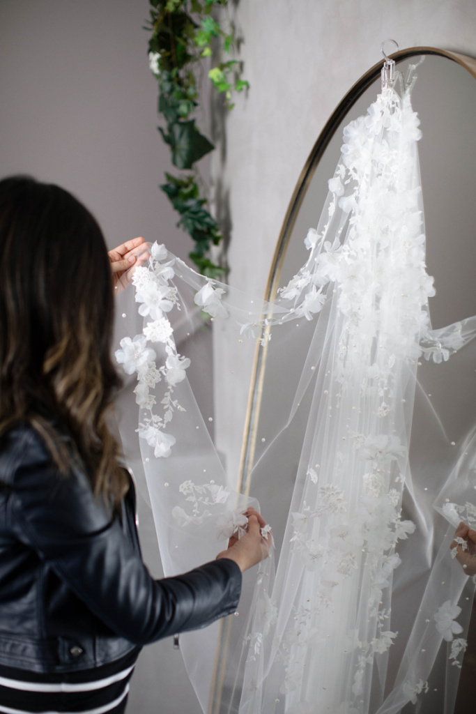 How to care for a wedding veil Tania Maras