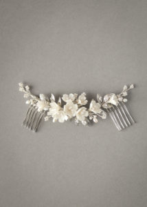 RACHEL_Antique silver and ivory bridal headpiece 2