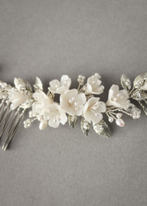 RACHEL_Antique silver and ivory bridal headpiece 5