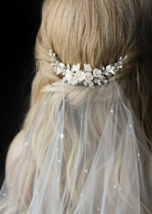 RACHEL_Antique silver and ivory bridal headpiece 7
