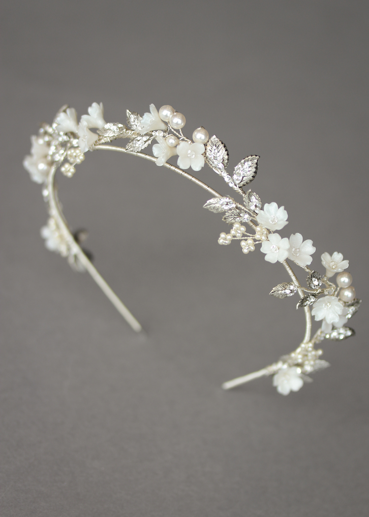 ANTOINETTE crystal wedding crown 1
