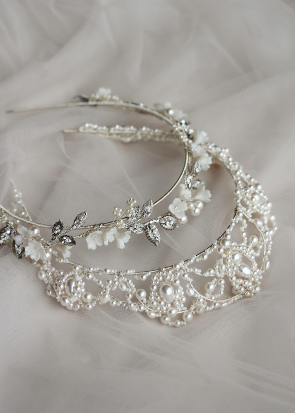 ANTOINETTE crystal wedding crown 8