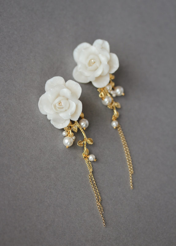DANTE floral drop earrings 2