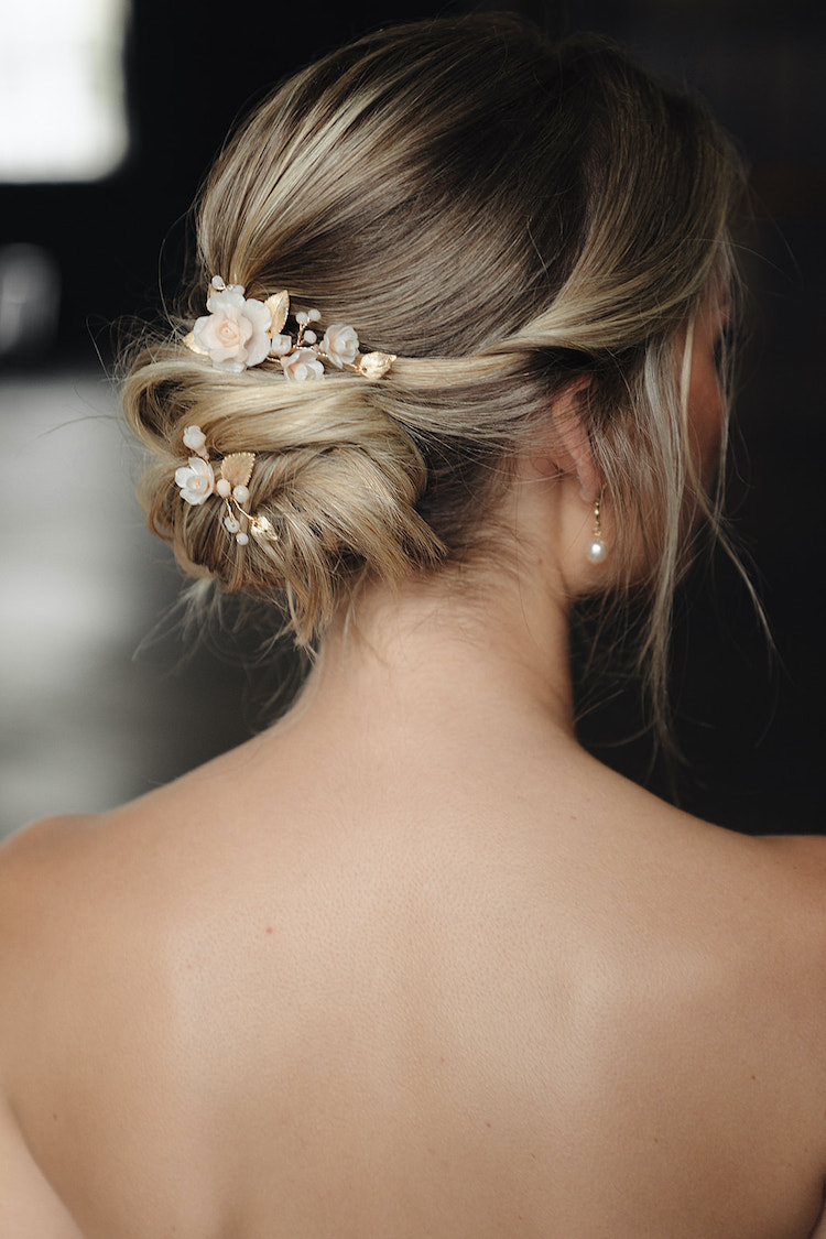 Bridal hair pins, Bridal hair accessories, Pearl hair pins - TANIA MARAS