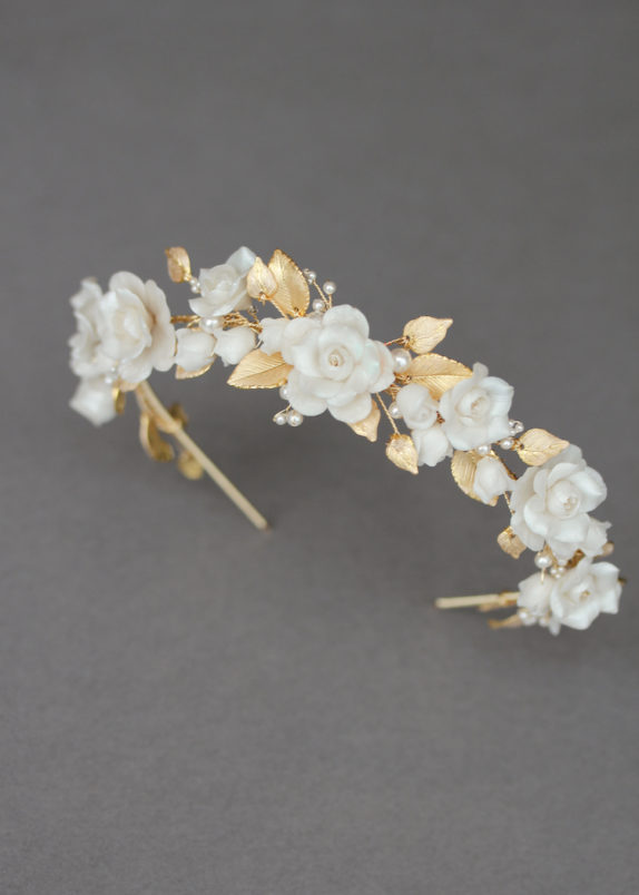EVELEIGH floral bridal headpiece 5