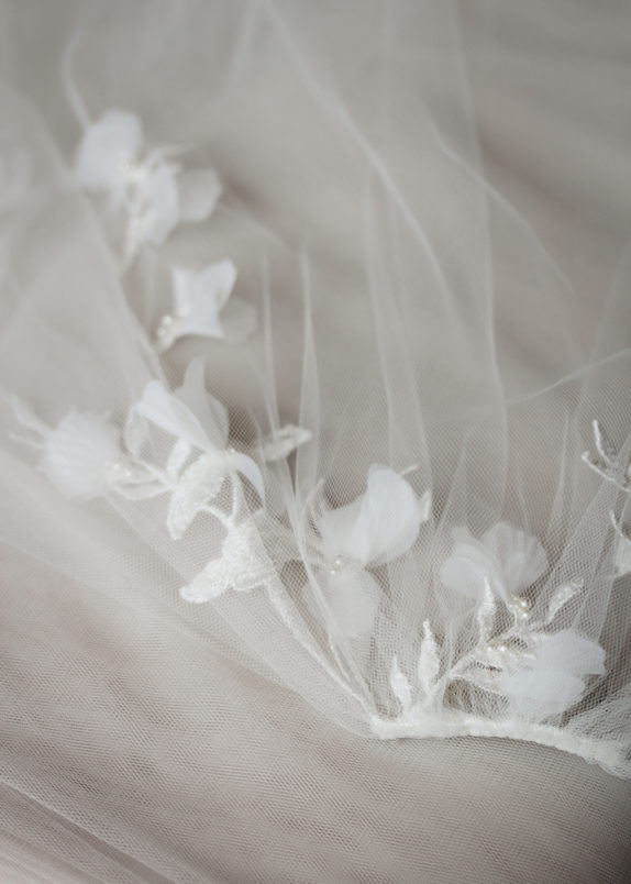 ORCHID wedding veil 15