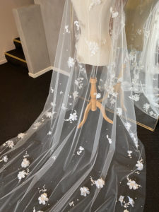 The most romantic cathedral veil for bride Callie 3