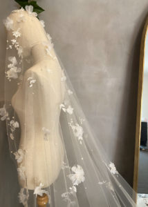 The most romantic cathedral veil for bride Callie 4