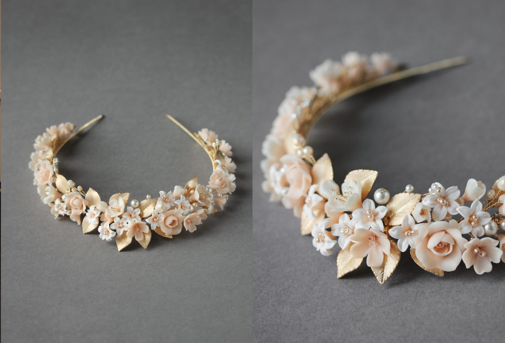 Bespoke for Giancarlos_BACI crown in pale gold and blush
