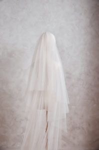 PALOMA Champagne wedding veil 3