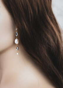 AZURA something blue pearl earrings 2