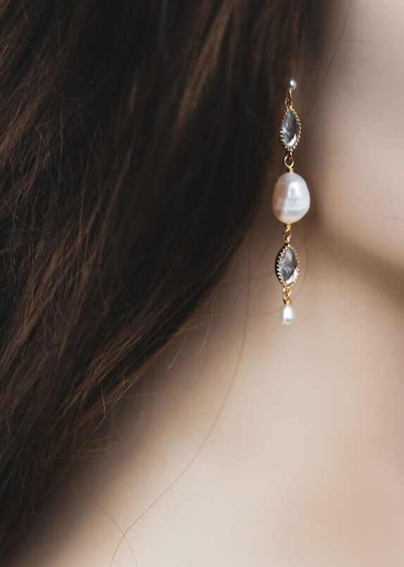 AZURA something blue pearl earrings 5