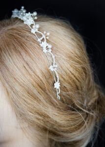 CHARLOTTE pearl bridal tiara 4