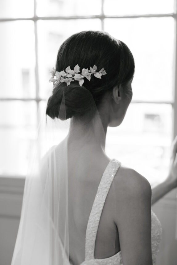 ELANA floral bridal headpiece 5