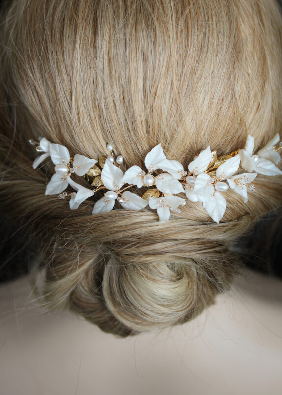 ELANA floral bridal headpiece 6