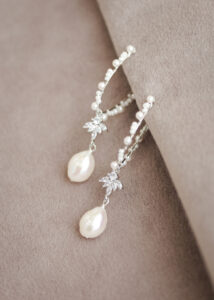 FREDERIC pearl hoop earrings 1