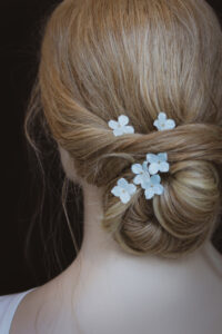 HYDRANGEA_Pale blue floral hair pins 8