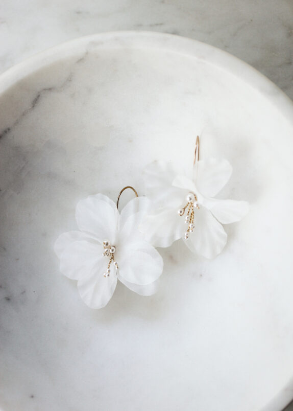 MARIGOLD_Floral bridal earrings 6
