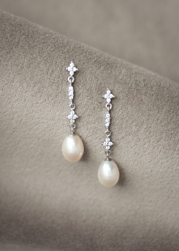MONTPELLIER pearl bridal earrings 1