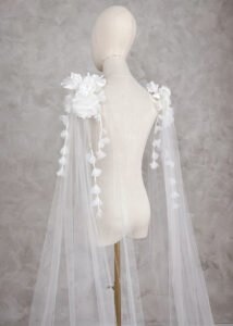 PEONY floral bridal wings 4