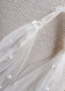 SWAY floral bridal cape 9