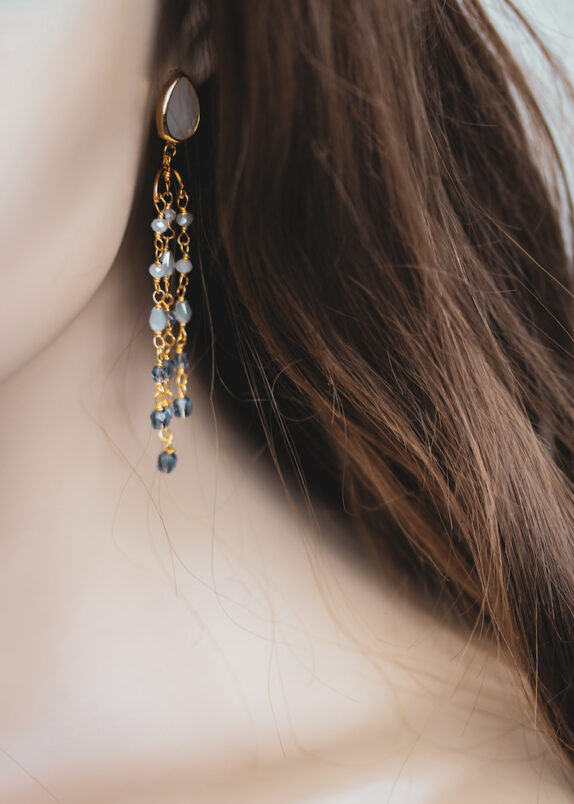 VALLI blue bridal earrings 3