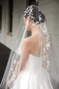 WILD WILLOWS embellished bridal veil 11
