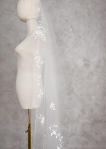WILD WILLOWS embellished bridal veil 6