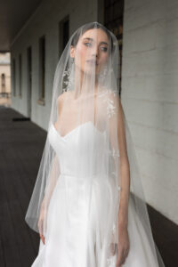 WILD WILLOWS embellished bridal veil 8