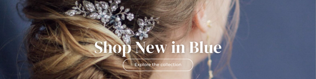 Shop Blue Bridal Accessories