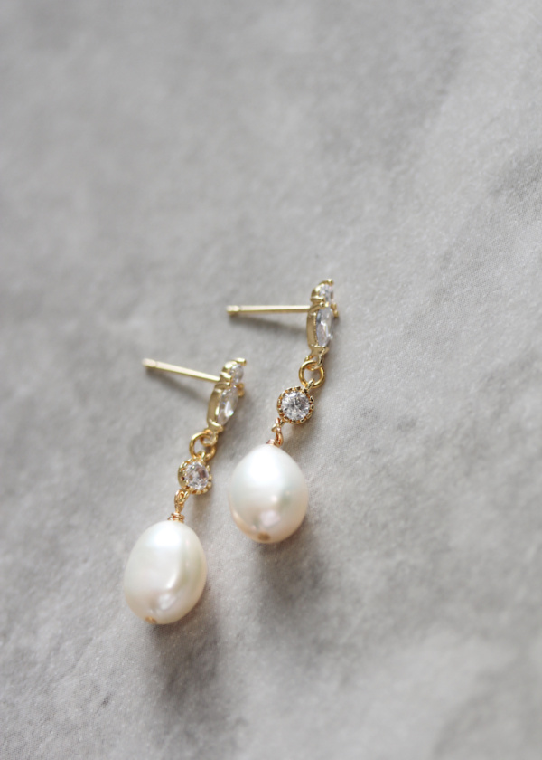 Lourdes Pearl Drop Earrings 4