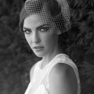 Abbey Bridal Blusher Veil