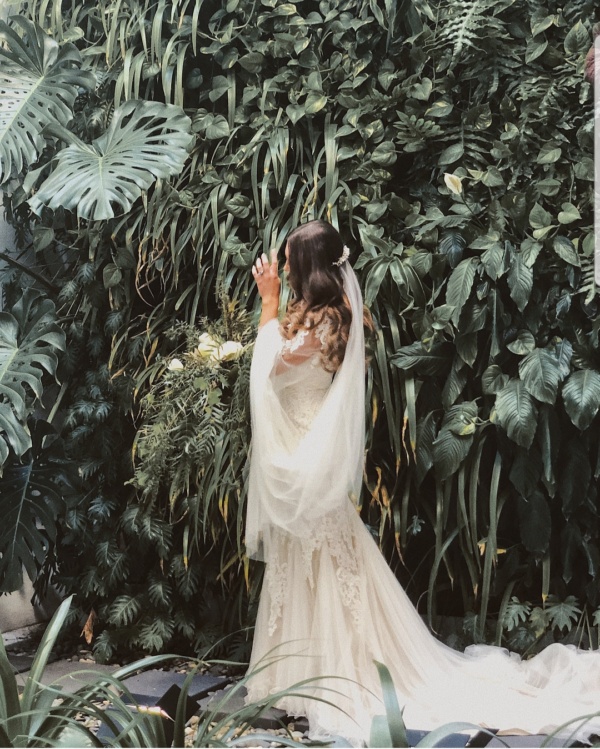 Bride Jess Wearing Le Poeme Headpiece In Silver Ivory 2.jpg