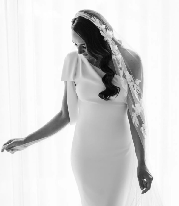 Bride Melissa Wears Carmen Wedding Veil 1.jpg