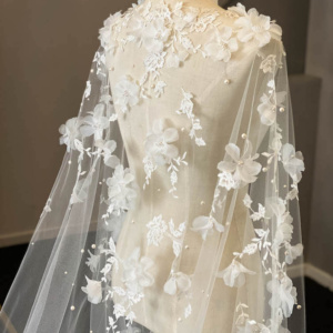 Draped In Flowers Riviera Wedding Cape 2.jpg