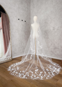 Field Of Flowers Floral Chapel Veil 2.jpg
